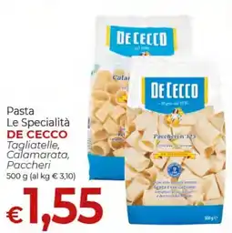 Maxi Nonna Isa Pasta Le Specialità De Cecco Tagliatelle, Calamarata, Paccheri offerta