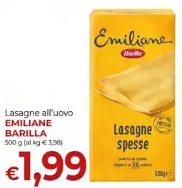 Maxi Nonna Isa Lasagne all'uovo Emiliane Barilla offerta