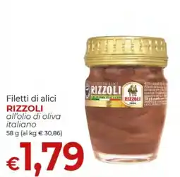 Maxi Nonna Isa Filetti di alici RIZZOLI all’olio di oliva italiano offerta
