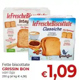 Maxi Nonna Isa Fette biscottate Grissin Bon offerta