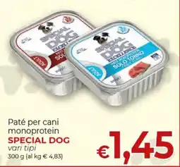Maxi Nonna Isa Paté per cani monoprotein SPECIAL DOG offerta