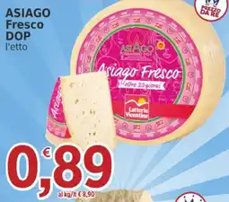 Market Ingross Asiago Fresco DOP offerta