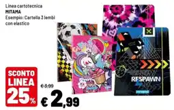 Iper La Grande Cartella 3 lembi con elastico Mitama offerta