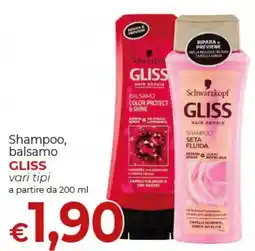 Maxi Nonna Isa Shampoo, balsamo GLISS offerta