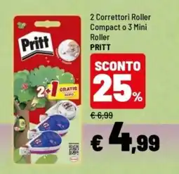 Iper La Grande Pritt Correttori Roller offerta
