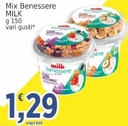 Market Ingross Mix Benessere milk benessere offerta