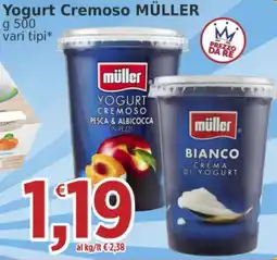 Market Ingross Yogurt Cremoso Müller offerta