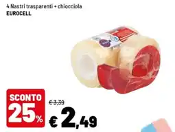 Iper La Grande Nastri trasparenti + chiocciola EUROCELL offerta