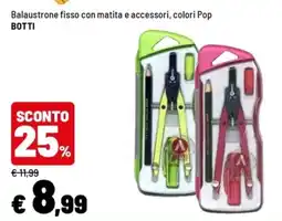 Iper La Grande Balaustone fisso con matita e accessori, colori Pop Botti offerta