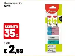 Iper La Grande Gomme assortite Maped offerta
