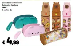 Iper La Grande Linea astucci in silicone Cute cat o Capibara LEBEZ offerta