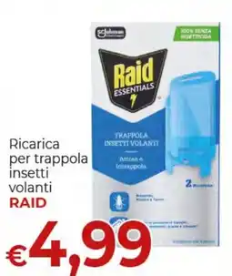 Maxi Nonna Isa Ricarica per trappola insetti volanti Raid offerta
