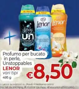 Maxi Nonna Isa Profumo per bucato in perle, Unstoppables LENOR offerta