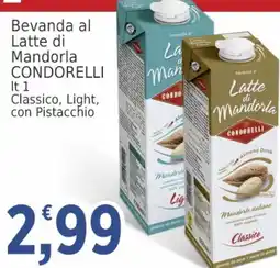 Market Ingross Beveranda al Latte di Mandorla Condorelli offerta