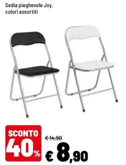 Iper La Grande Sedia pieghevole Joy offerta
