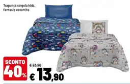 Iper La Grande Trapunta singola kids, fantaisie assortite offerta