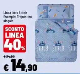 Iper La Grande Linea letto Stitch offerta