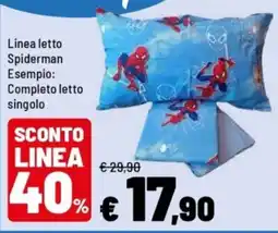 Iper La Grande Linea letto Spiderman offerta