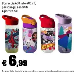 Iper La Grande Borraccia personaggi assortiti offerta