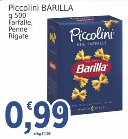 Market Ingross Piccolini BARILLA offerta