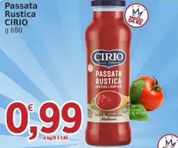 Market Ingross Passata Rustica Cirio offerta