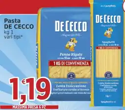 Market Ingross Pasta De Cecco offerta
