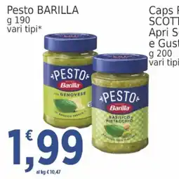 Market Ingross Pesto Barilla offerta