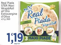 Market Ingross Real Piada Wrap&Roll all’Olio Extravergine d’Oliva offerta