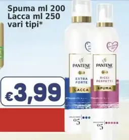 Market Ingross Pantene spuma e lacca offerta