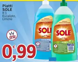 Market Ingross Piatti SOLE offerta