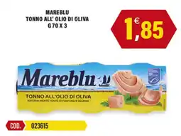 Adhoc Tonno all'olio di oliva Mareblu offerta