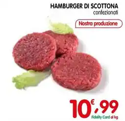 D'Ambros Hamburger di scottona confezionati offerta