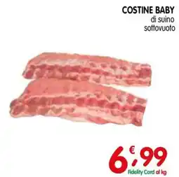 D'Ambros Costine baby di suino sottovuoto offerta