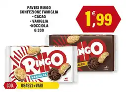 Adhoc Pavesi Ringo confezione famiglia offerta