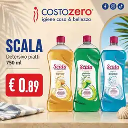 Costo Zero Scala Detersivo piatti offerta
