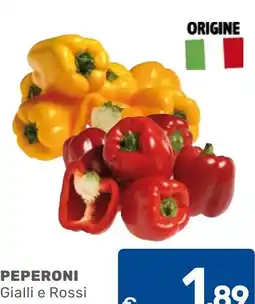 C+C Cash and Carry Peperoni Gialli e Rossi offerta