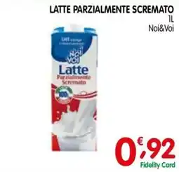D'Ambros Latte parzialmente scremato Noi&Voi offerta