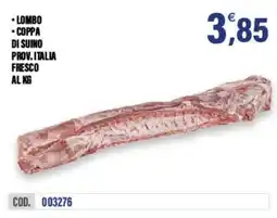 Adhoc Lombo coppa di suino offerta
