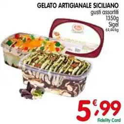 D'Ambros Gelato artigianale siciliano Sigel offerta
