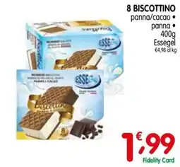 D'Ambros Biscottino panna/cacao Esssegel offerta