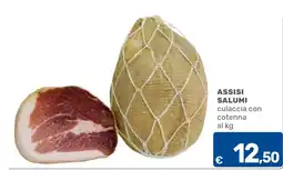 C+C Cash and Carry Assisi Salumi culaccia con cotenna offerta