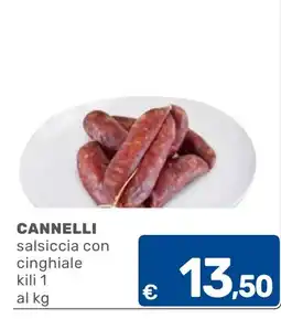 C+C Cash and Carry Cannelli salsiccia con cinghiale offerta