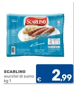 C+C Cash and Carry Scarlino wurstel di suino offerta