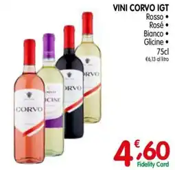 D'Ambros Vini Corvo IGT offerta