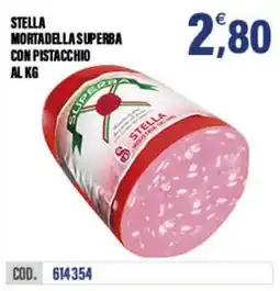 Adhoc Stella mortadella superba con pistacchio offerta