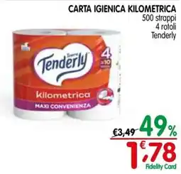 D'Ambros Carta igienica kilometrica Tenderly offerta