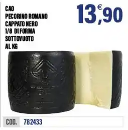 Adhoc Cao pecorino romano cappato nero offerta