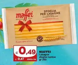 Boningros Cash and Carry Maffei Lasagna sfoglia rustica offerta