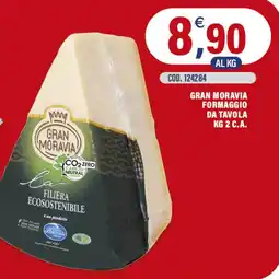 Adhoc Gran Moravia Formaggio da Tavola offerta