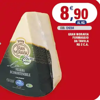 Adhoc Gran Moravia Formaggio da Tavola offerta